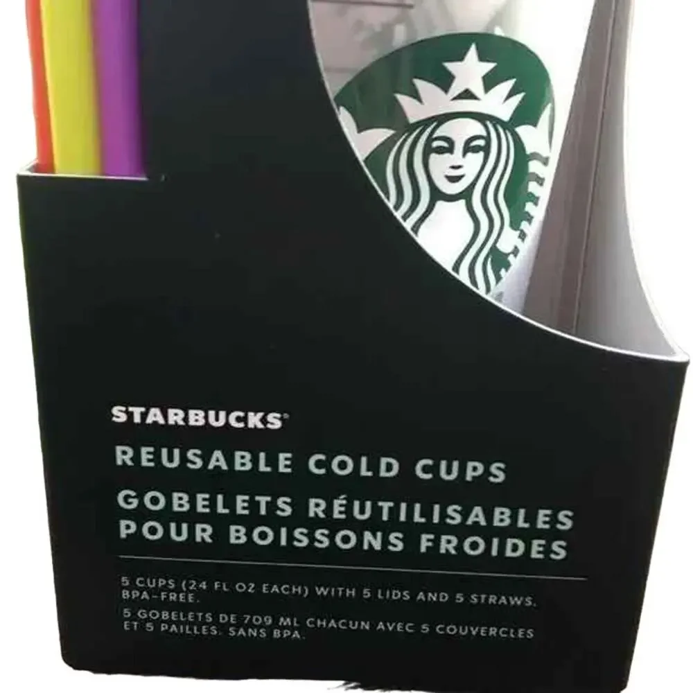 Starbucks reusable color change confetti cold cups